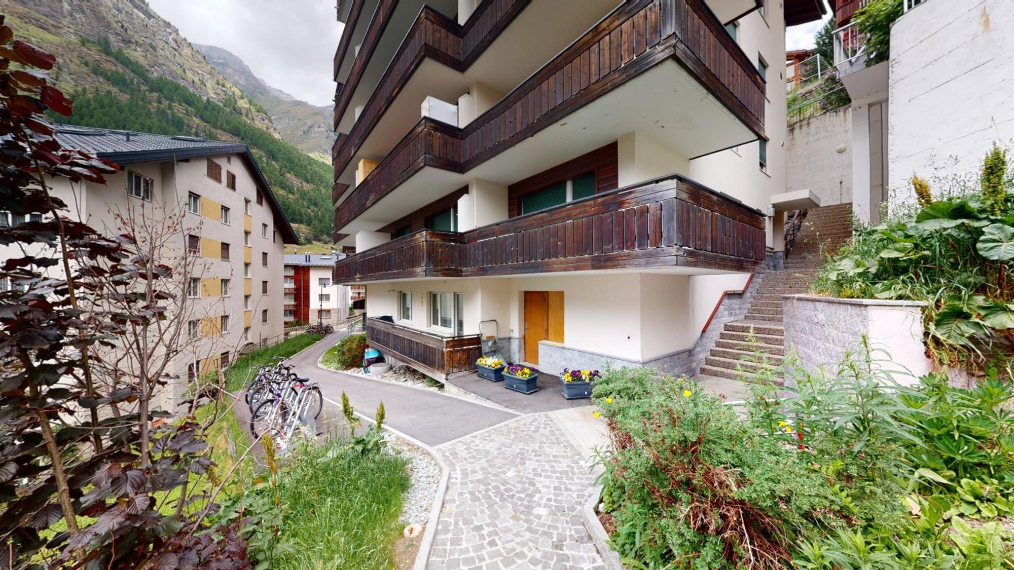 Beautiful Apartment In Zermatt With A Breathtaking View Of The Matterhorn 外观 照片